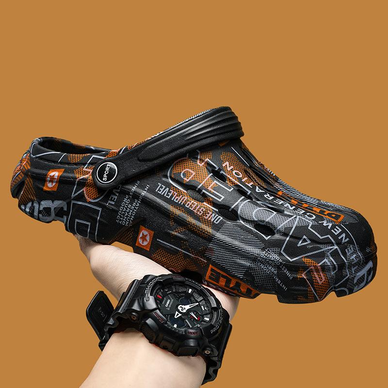 Обувь Hole Shoes Мужские уличные пляжные сандалии Верхняя одежда двойного назначения нескользящие износостойкие мягкие тапочки-мешки для мужчин 40 серый
Обувь Hole Shoes Мужские уличные пляжные сандалии Верхняя одежда двойного назначения нескользящие износостойкие мягкие тапочки-мешки для мужчин 40 серый