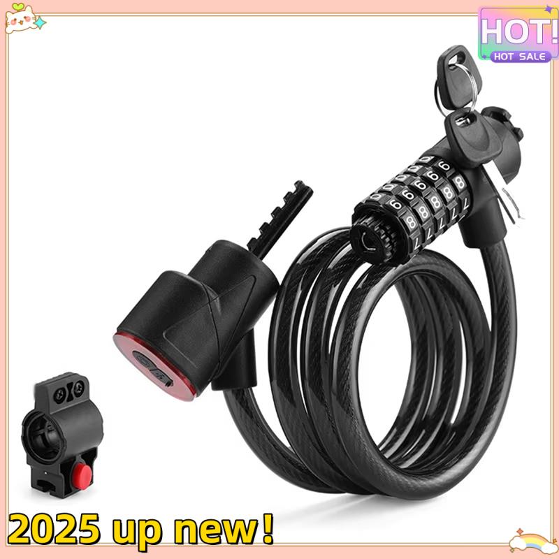 Classy-Bicycle Lock With Light 5 Digit Security Password Bike Lock Steel Cable Chain Anti-Theft Lock For Road Bike чорний
Classy-Bicycle Lock With Light 5 Digit Security Password Bike Lock Steel Cable Chain Anti-Theft Lock For Road Bike чорний