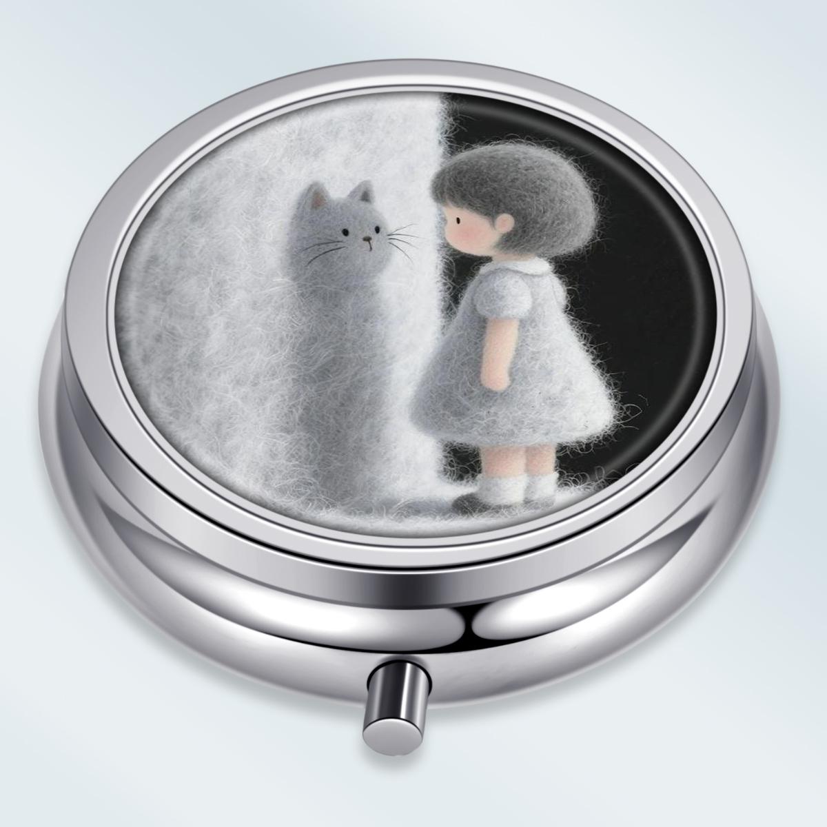 Portable Pill Box with 3 Compartments, Mini Metal Medicine Organizer Case, Cute Printed Pill Container for Vitamins, Pills, Jewelry, Travel, Daily Use разноцветный
Portable Pill Box with 3 Compartments, Mini Metal Medicine Organizer Case, Cute Printed Pill Container for Vitamins, Pills, Jewelry, Travel, Daily Use разноцветный