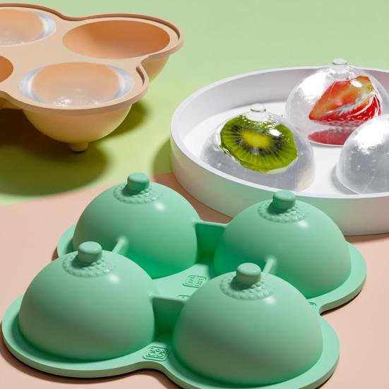 Yousheng Silicone Ice Tray Bourbon Ice Cube Molds Semi-circle Shape Leak Proof Sphere Ice Ball Maker for Whiskey Cocktails Iced Drinks
Yousheng Silicone Ice Tray Bourbon Ice Cube Molds Semi-circle Shape Leak Proof Sphere Ice Ball Maker for Whiskey Cocktails Iced Drinks