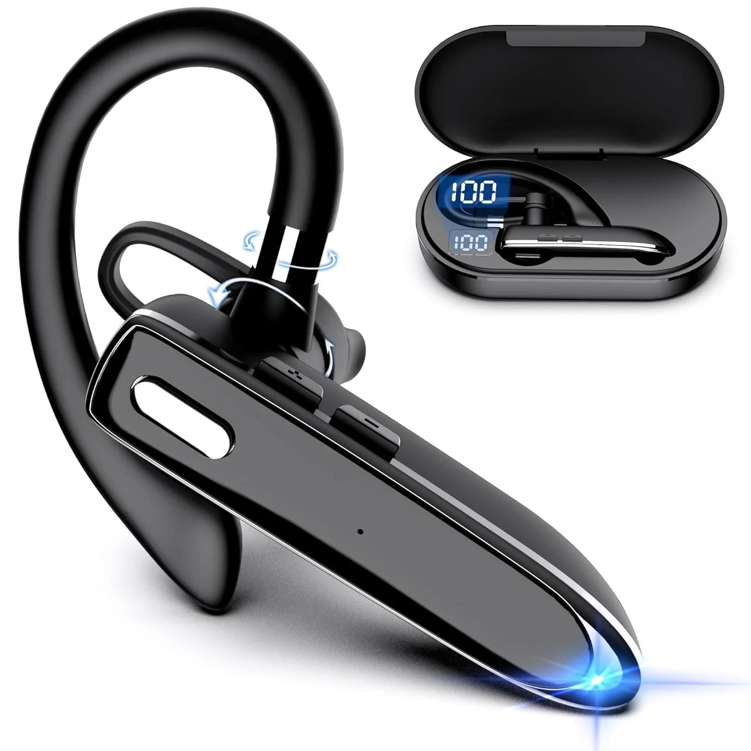 Беспроводная гарнитура Bluetooth с наушниками и двумя микрофонами, наушники Hands Free, одно ухо, накладные наушники, для работы и вождения чёрный
Беспроводная гарнитура Bluetooth с наушниками и двумя микрофонами, наушники Hands Free, одно ухо, накладные наушники, для работы и вождения чёрный