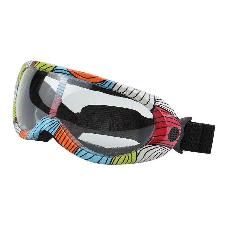 Anlorr Adult single-layer ski goggles, outdoor UV protection, snow blind protection, mountaineering goggles Striped transparent desig
Anlorr Adult single-layer ski goggles, outdoor UV protection, snow blind protection, mountaineering goggles Striped transparent desig