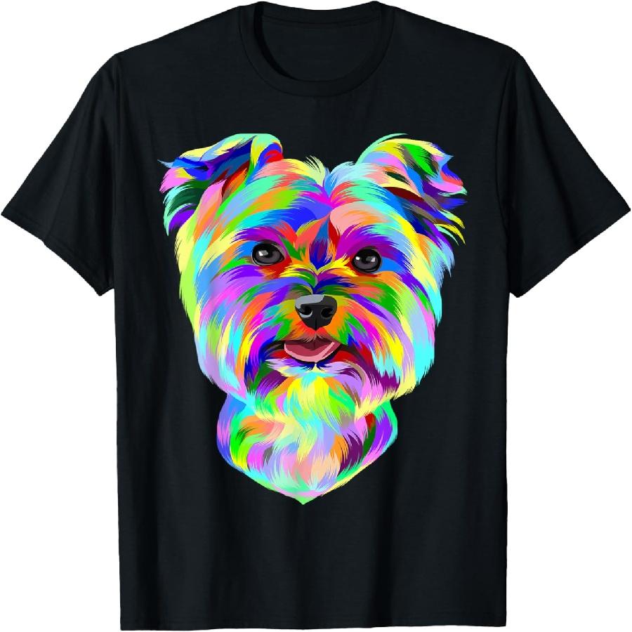 Colorful Pop Art Yorkshire Terrier Portrait Yorkie Lover T-Shirt(3) XXXXXL чорний
Colorful Pop Art Yorkshire Terrier Portrait Yorkie Lover T-Shirt(3) XXXXXL чорний