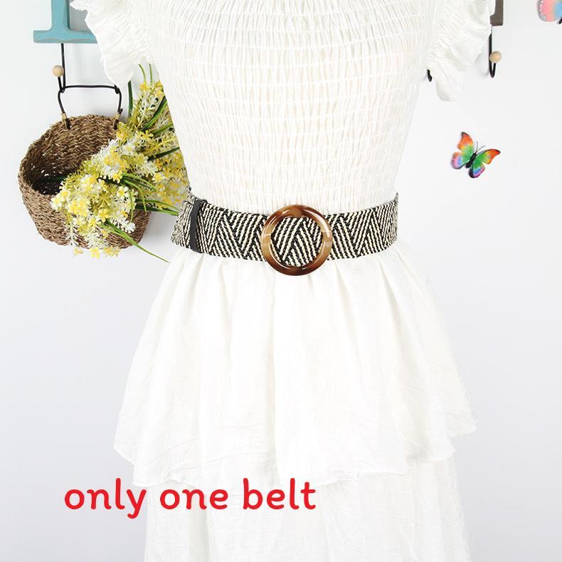 Ladies Single Loop Knitted Belt With Square Buckle For Beach Outfits Colorful
Ladies Single Loop Knitted Belt With Square Buckle For Beach Outfits Colorful