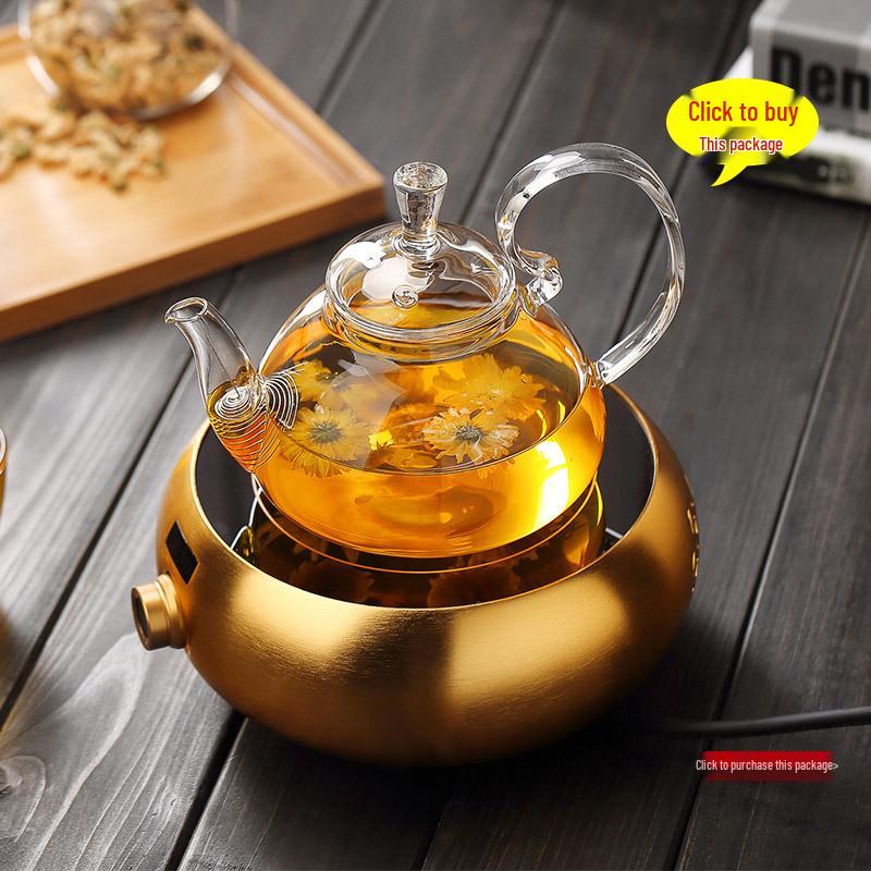Heat-Resistant Thickened High-Handle Borosilicate Glass Teapot for Kung Fu Tea - Large Capacity Office Press-Top Pot 400ML High-Handle Pot
Heat-Resistant Thickened High-Handle Borosilicate Glass Teapot for Kung Fu Tea - Large Capacity Office Press-Top Pot 400ML High-Handle Pot