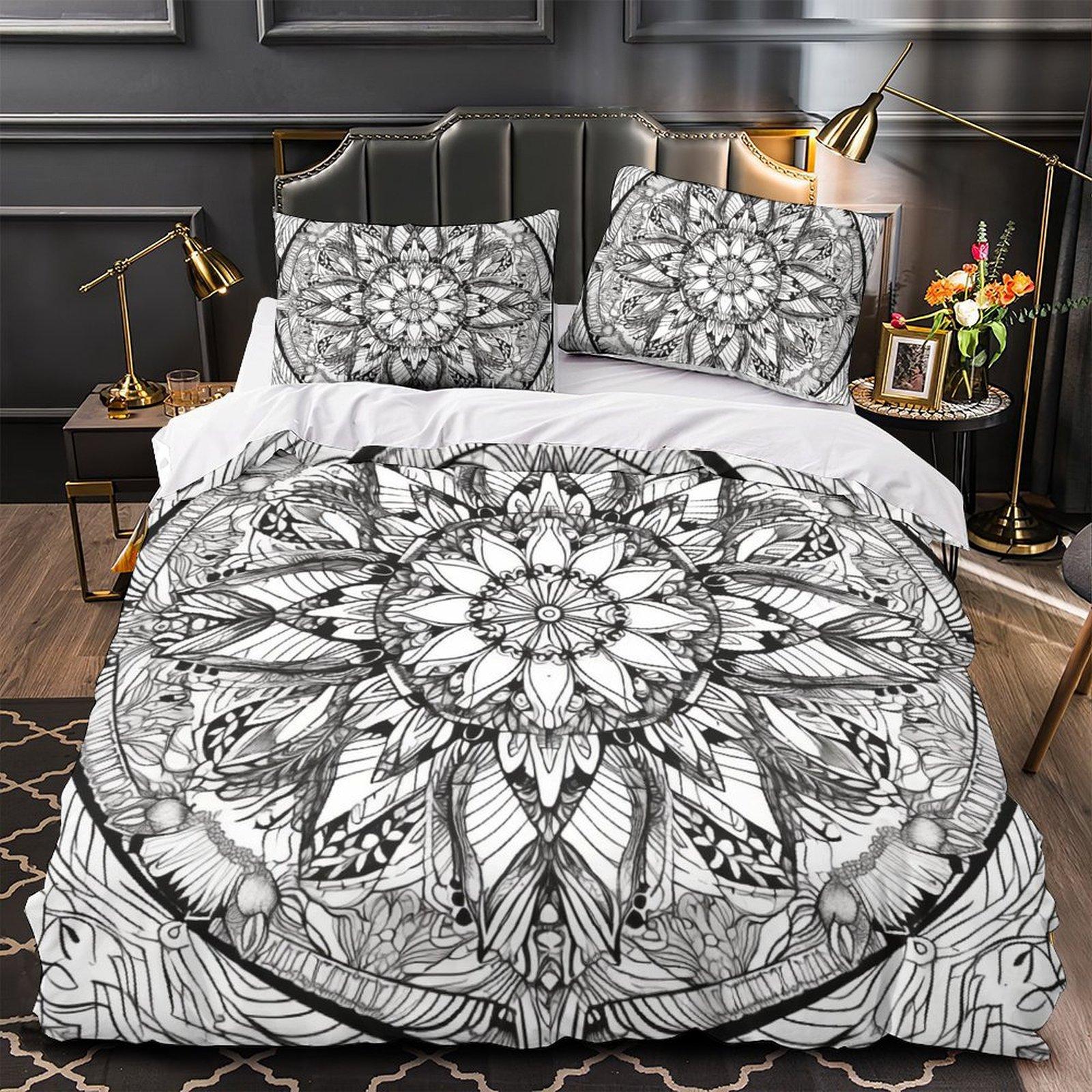 3D Digital Printing Bedding Two Or Three-Piece Set Bohemian Series Polyester EU Single 135*200
3D Digital Printing Bedding Two Or Three-Piece Set Bohemian Series Polyester EU Single 135*200
