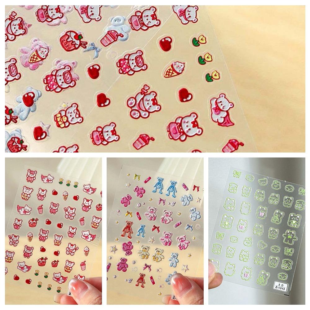Manicure Ornaments Cartoon Bear Nail Stickers Nail Accessories Cartoon Bear Nail Decorations Lady
Manicure Ornaments Cartoon Bear Nail Stickers Nail Accessories Cartoon Bear Nail Decorations Lady
