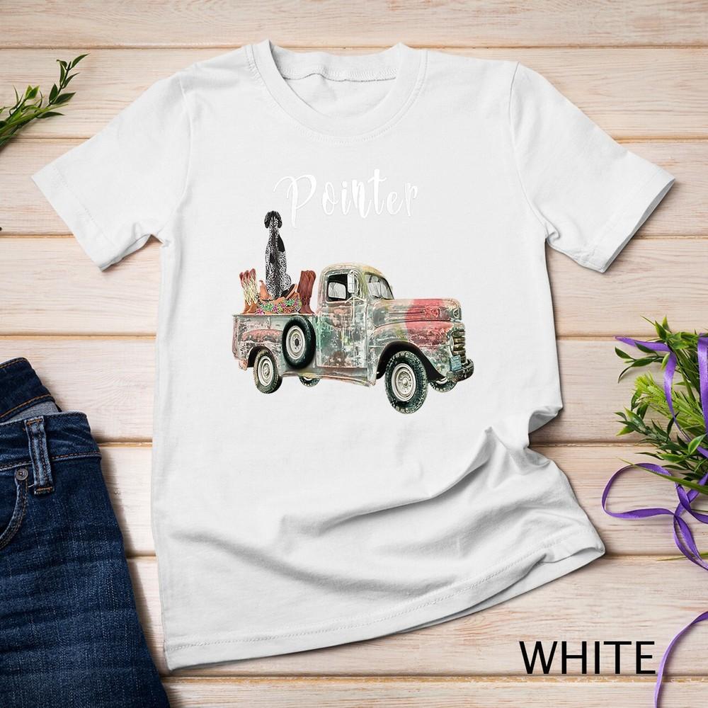 Womens German Shorthaired Pointer Dog Gift with Vintage Pick Up Unisex T-shirt 4XL
Womens German Shorthaired Pointer Dog Gift with Vintage Pick Up Unisex T-shirt 4XL