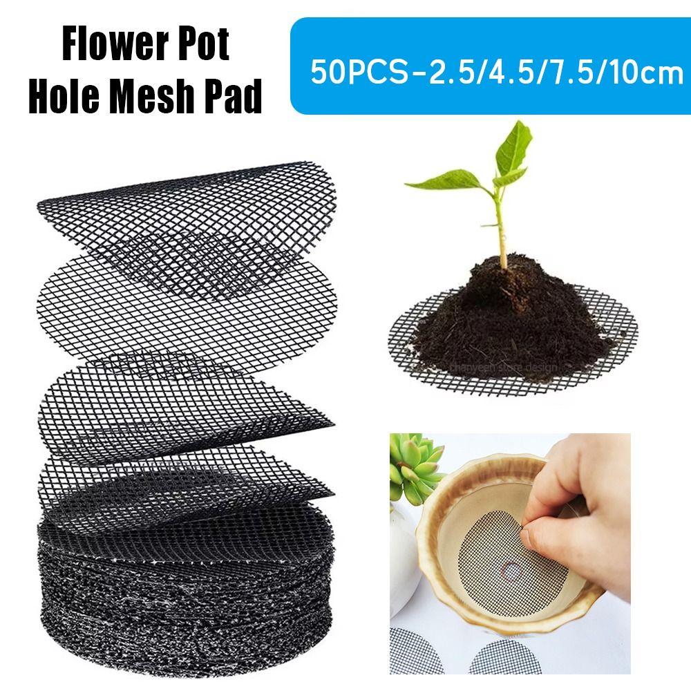 50PCS/Set Round Flower Pot Hole Mesh Pad Plastic Flower Pot Bottom Mat New Flower Pot Gasket Garden Diameter 7.5cm
50PCS/Set Round Flower Pot Hole Mesh Pad Plastic Flower Pot Bottom Mat New Flower Pot Gasket Garden Diameter 7.5cm