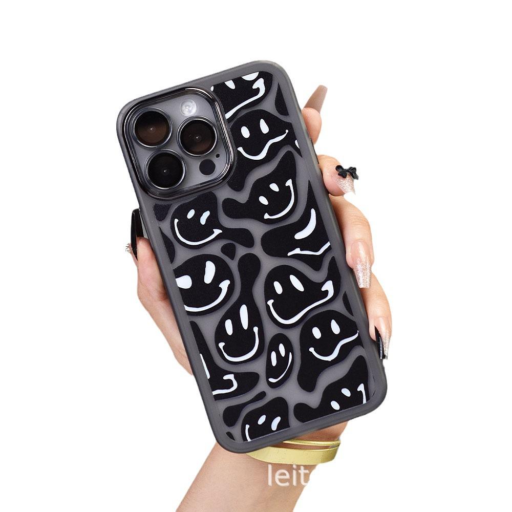 Чехол для Apple iPhone 15 с рисунком в виде смайлика-призрака, линзой All-Inclusive и защитой от падений iPhone 11 Pro прозрачный
Чехол для Apple iPhone 15 с рисунком в виде смайлика-призрака, линзой All-Inclusive и защитой от падений iPhone 11 Pro прозрачный