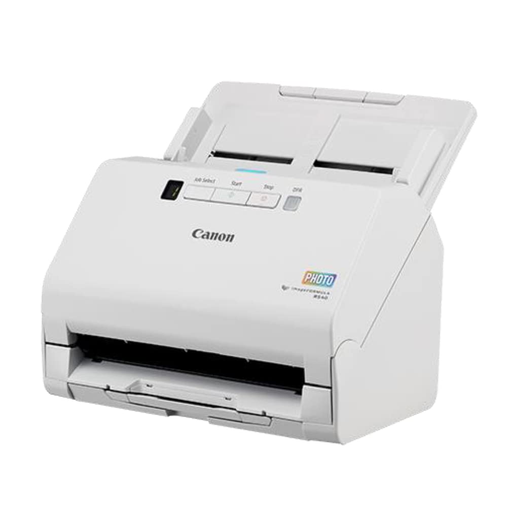 Canon Document Scanner imageFORMULA RS40 New Desktop scanner Document organization (Organizing photos, postcards, Year s cards) sheet-through білий
Canon Document Scanner imageFORMULA RS40 New Desktop scanner Document organization (Organizing photos, postcards, Year s cards) sheet-through білий