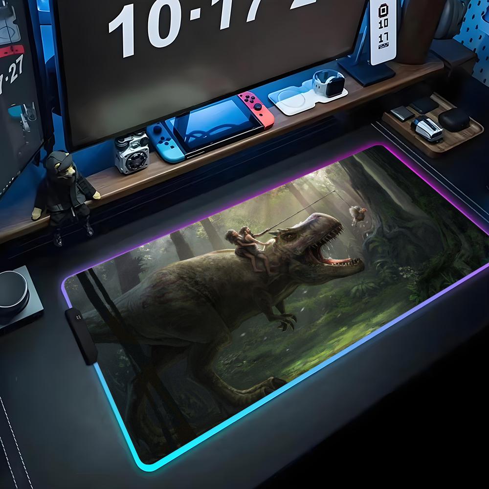 Jungle dinosaur Mouse Pad RGB Gaming Mousepad Big LED Pad PC Desk Mat Luminous Mouse Pad Large Keyboard Mats Table Rug With RGB600x300x3mm
Jungle dinosaur Mouse Pad RGB Gaming Mousepad Big LED Pad PC Desk Mat Luminous Mouse Pad Large Keyboard Mats Table Rug With RGB600x300x3mm