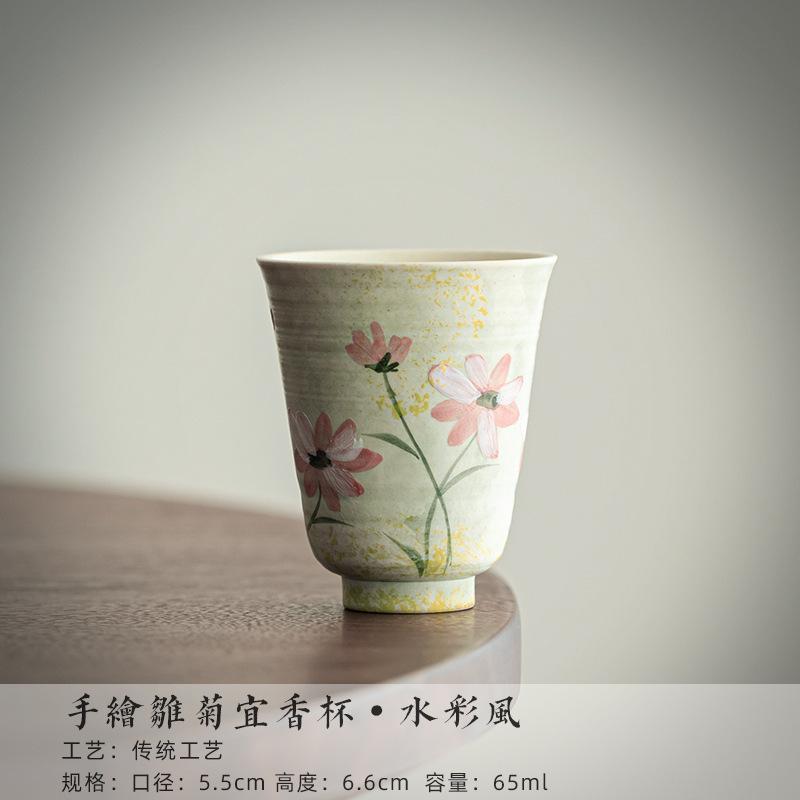 2pc/lot Hand-painted Daisy Teacup Zen Tea Bowl Beautiful Tea Cup Meditation Cup Smelling Fragrant Mug Teaware Supplies Gift 65ML
2pc/lot Hand-painted Daisy Teacup Zen Tea Bowl Beautiful Tea Cup Meditation Cup Smelling Fragrant Mug Teaware Supplies Gift 65ML