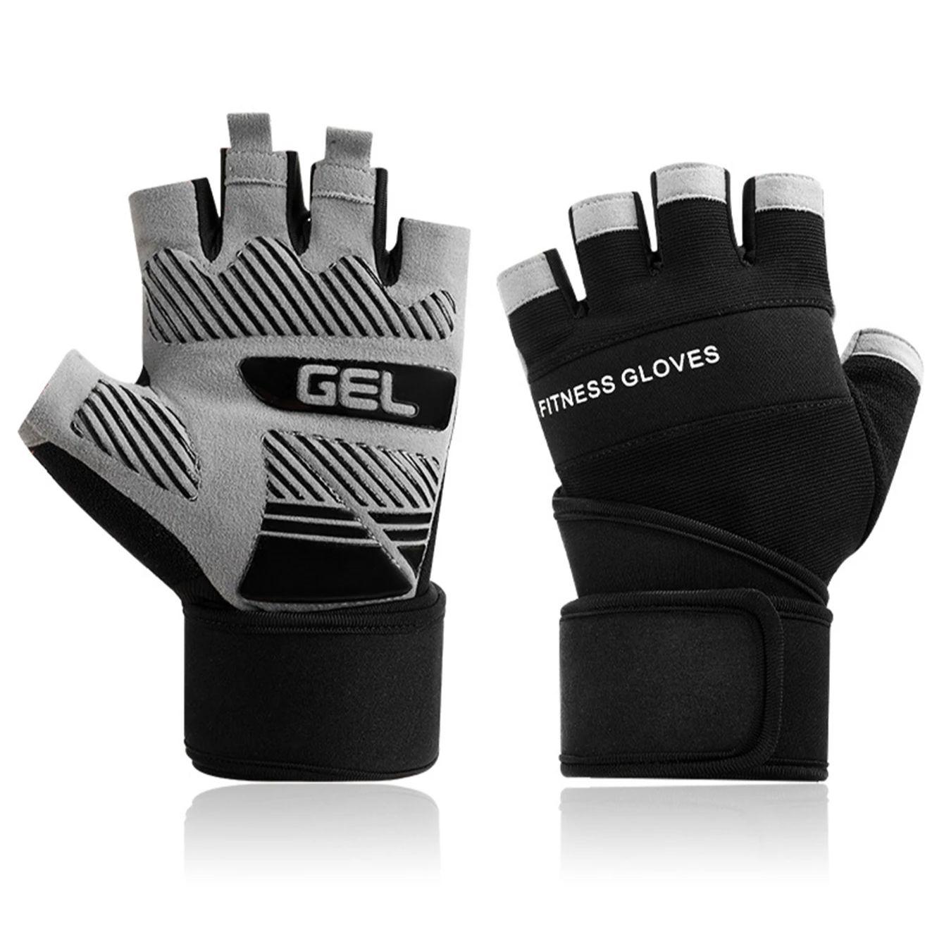 1Pair Half Finger Bodybuilding Gym Gloves Weightlifting Dumbbell Exercise Anti-Slip Exercise Gloves Crossfit Workout Physical Activity L чорний
1Pair Half Finger Bodybuilding Gym Gloves Weightlifting Dumbbell Exercise Anti-Slip Exercise Gloves Crossfit Workout Physical Activity L чорний