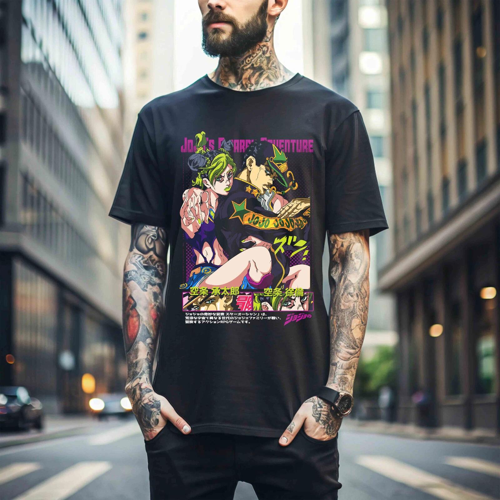 100% cotton TOPS UNISEX TEES MENS WOMENS Jolyne Jotaro T-shirt Cujoh Kujo JoJo s Bizarre Adventure Anime JJBA Gift S499 3XL
100% cotton TOPS UNISEX TEES MENS WOMENS Jolyne Jotaro T-shirt Cujoh Kujo JoJo s Bizarre Adventure Anime JJBA Gift S499 3XL
