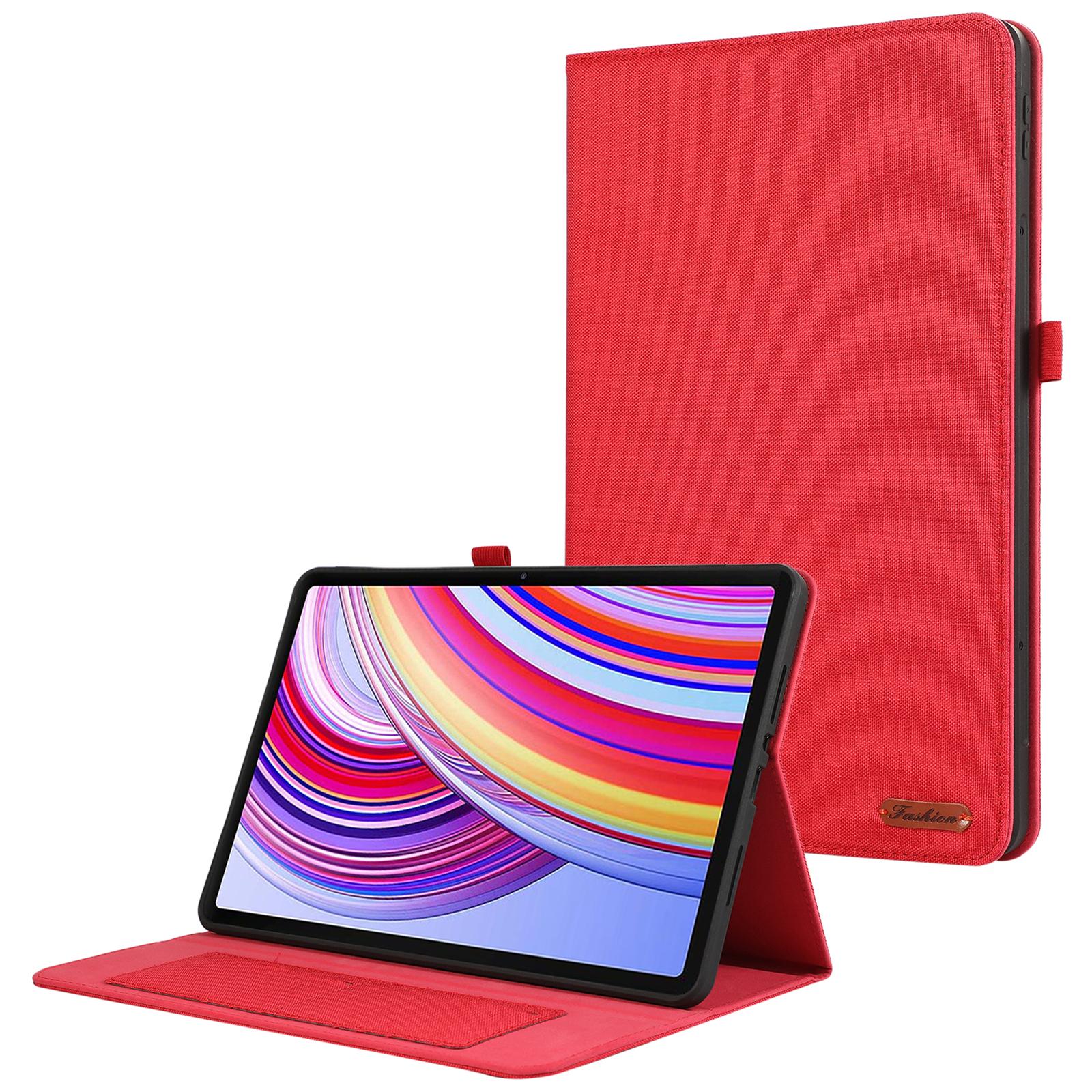 Для Xiaomi Redmi Pad Pro/Redmi Pad Pro 5G/Poco Pad Чехол-подставка для планшета с держателем для карт, тканевой текстурой и кожаной отделкой Red
Для Xiaomi Redmi Pad Pro/Redmi Pad Pro 5G/Poco Pad Чехол-подставка для планшета с держателем для карт, тканевой текстурой и кожаной отделкой Red