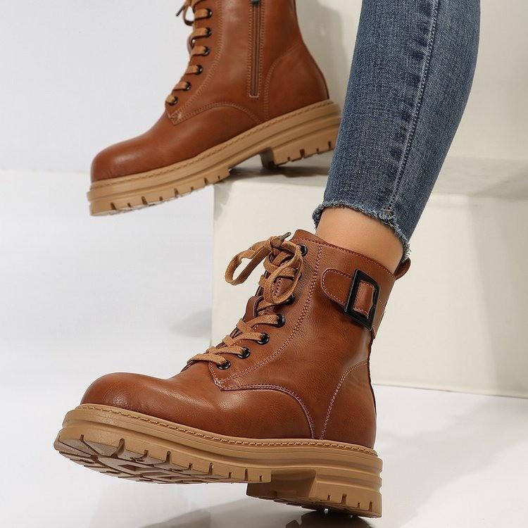 Martin boots women s autumn and winter British style platform lace-up women s shoes slim short boots 36
Martin boots women s autumn and winter British style platform lace-up women s shoes slim short boots 36