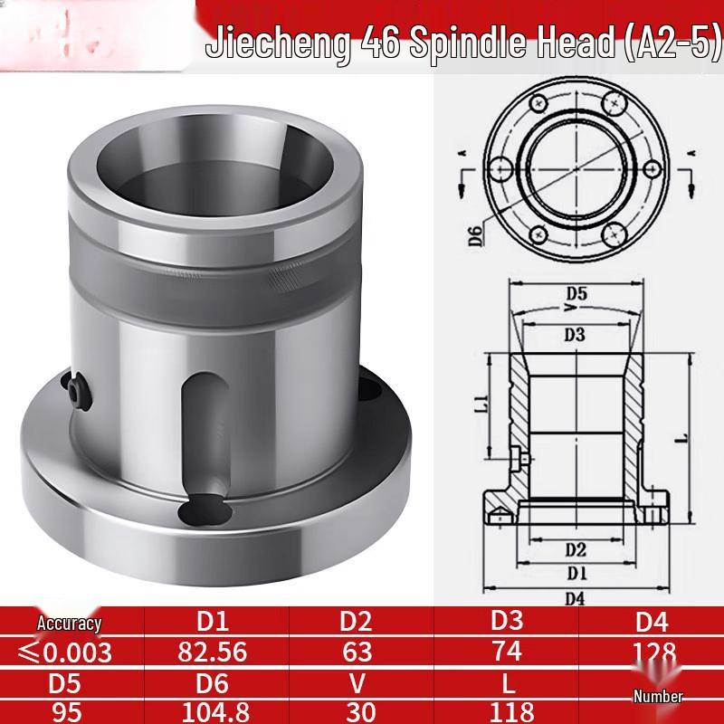 CNC Lathe Rear-Pull Spindle Sleeve with Chuck Flange
CNC Lathe Rear-Pull Spindle Sleeve with Chuck Flange