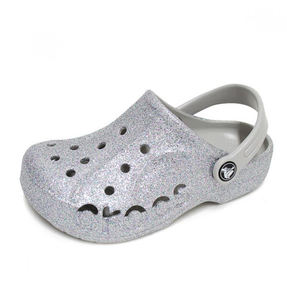 Crocs Kids Baya Glitter Clog Junior Kids Slipper Sandals Silver 207015 040 207015040/210mm(J2)
Crocs Kids Baya Glitter Clog Junior Kids Slipper Sandals Silver 207015 040 207015040/210mm(J2)