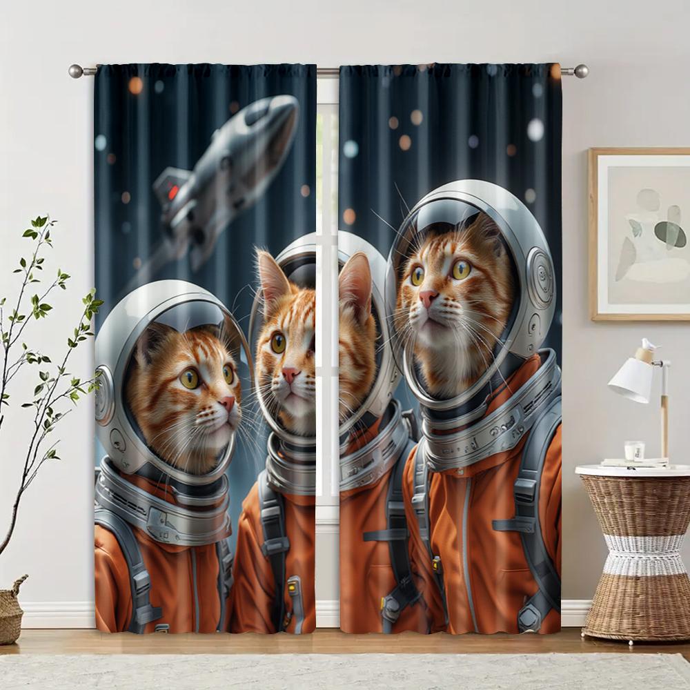 2 шт., фильтрующие шторы (исключая удилища, неподвижный, без батареек) Ретро Кошки в Космосе для использования в спальнях и гостиных 29x65in(75x166cm)
2 шт., фильтрующие шторы (исключая удилища, неподвижный, без батареек) Ретро Кошки в Космосе для использования в спальнях и гостиных 29x65in(75x166cm)