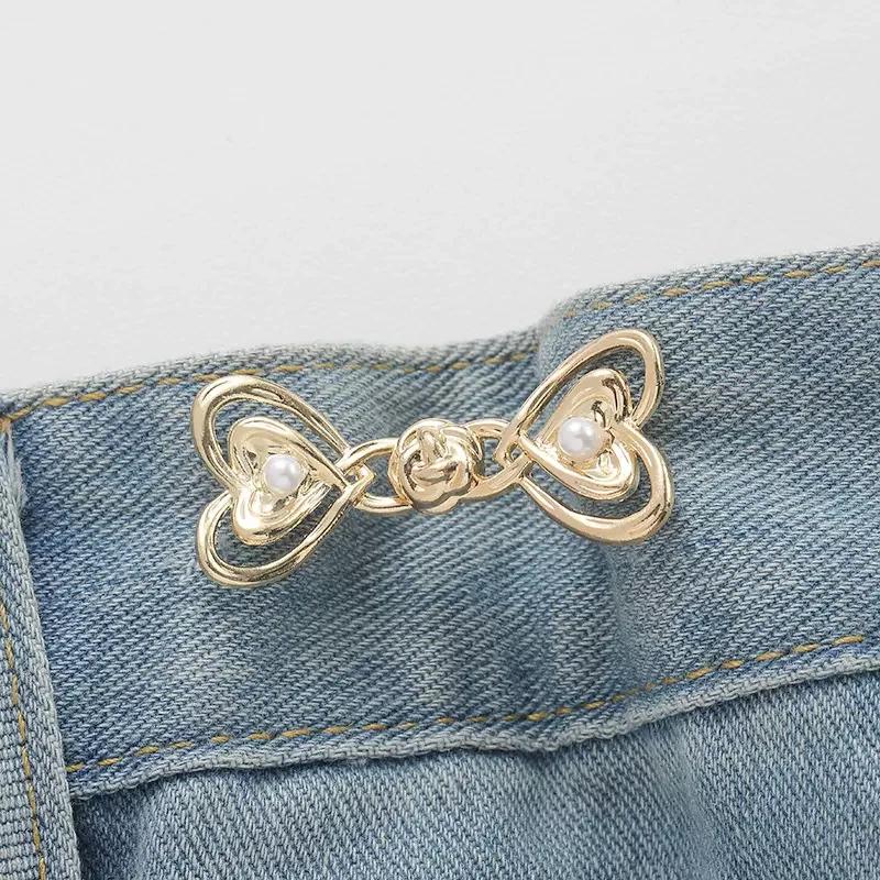 Heart Skirt Pants Tighten Waist Brooches Jeans Adjustable Waist Clip Buckle No Sewing Required Jeans Button Clothing Accessories 1pc золотой
Heart Skirt Pants Tighten Waist Brooches Jeans Adjustable Waist Clip Buckle No Sewing Required Jeans Button Clothing Accessories 1pc золотой