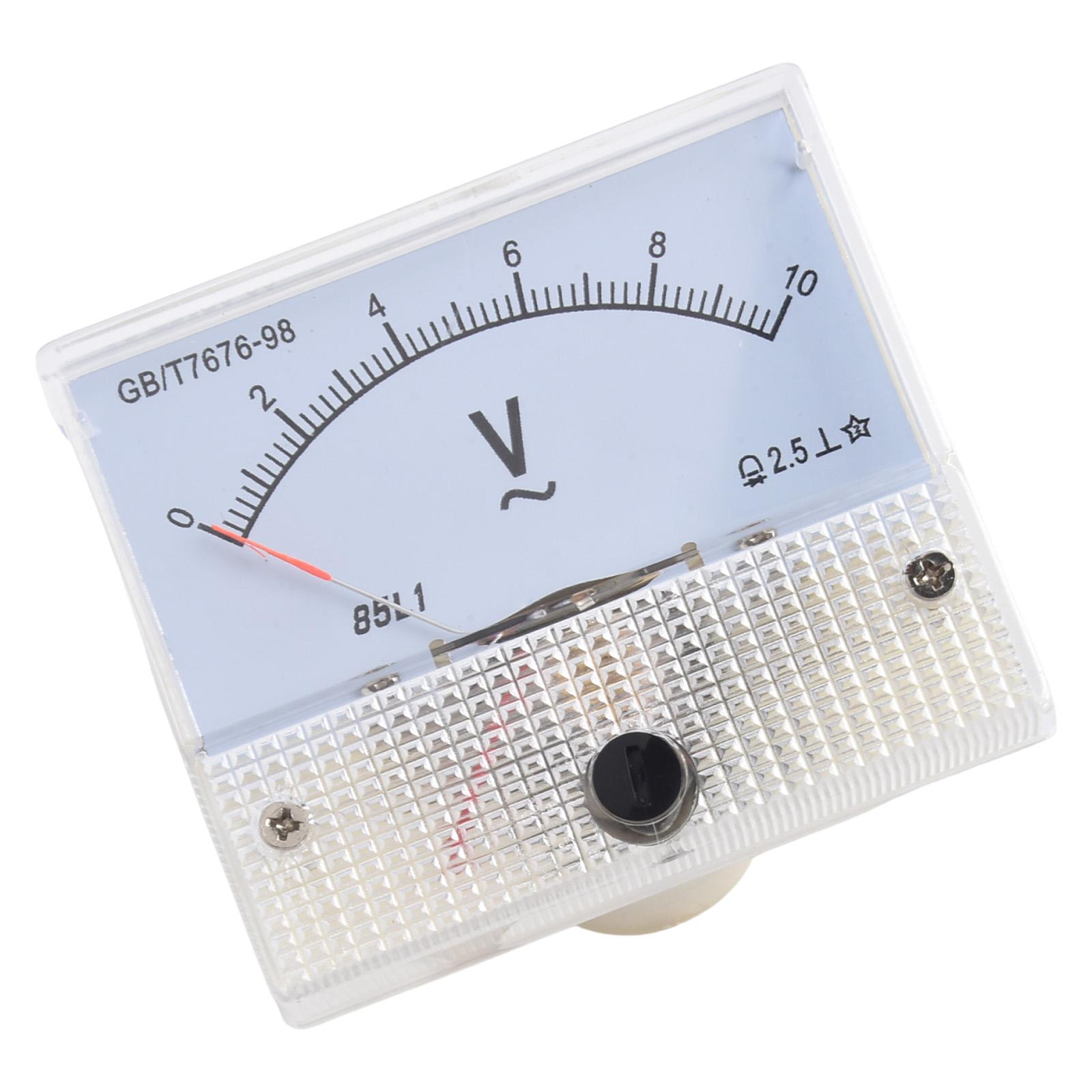 85L1 AC Pointer Type Analog Current Meter Panel 1A 2A 3A 5A10A 15A 30A 50A 75A 100A 150A 200A 300A 400A 500A Mechanical Ammeter AC10V
85L1 AC Pointer Type Analog Current Meter Panel 1A 2A 3A 5A10A 15A 30A 50A 75A 100A 150A 200A 300A 400A 500A Mechanical Ammeter AC10V
