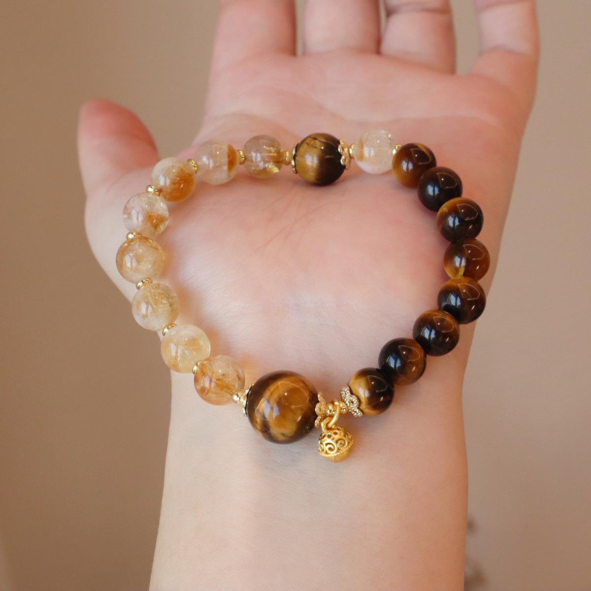 Vintage Crystal Bracelet Fashion Tiger Eye Stone Hand Chain Temperament Beaded Bracelet Lover style 2
Vintage Crystal Bracelet Fashion Tiger Eye Stone Hand Chain Temperament Beaded Bracelet Lover style 2