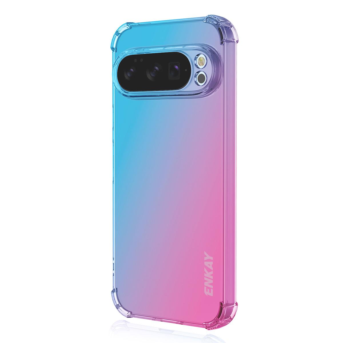 For Google Pixel 10 Pro/Google Pixel 10 TPU Case ENKAY Thickened Four Corner Drop-proof Phone Back Cover Blue/Pink
For Google Pixel 10 Pro/Google Pixel 10 TPU Case ENKAY Thickened Four Corner Drop-proof Phone Back Cover Blue/Pink