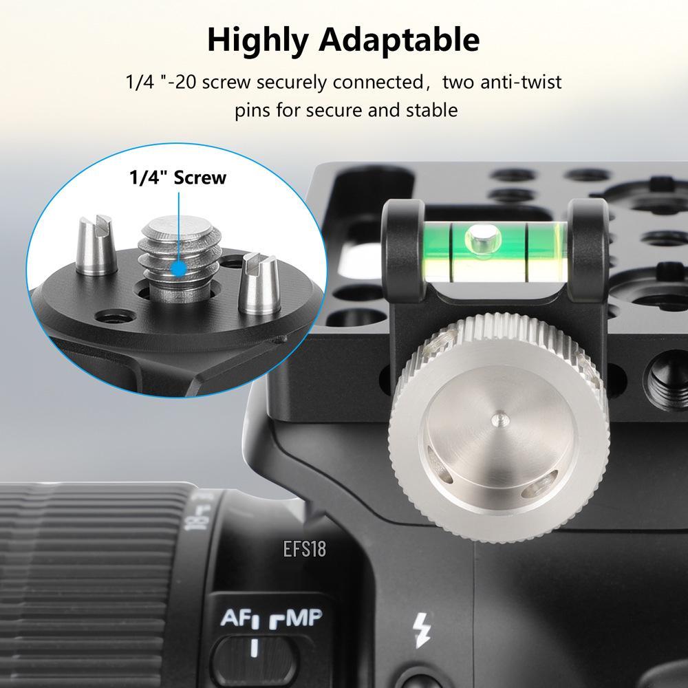 HDRIG Liquid Level Accessory with 1/4 Positioning Pin for Camera/Monitor чёрный
HDRIG Liquid Level Accessory with 1/4 Positioning Pin for Camera/Monitor чёрный