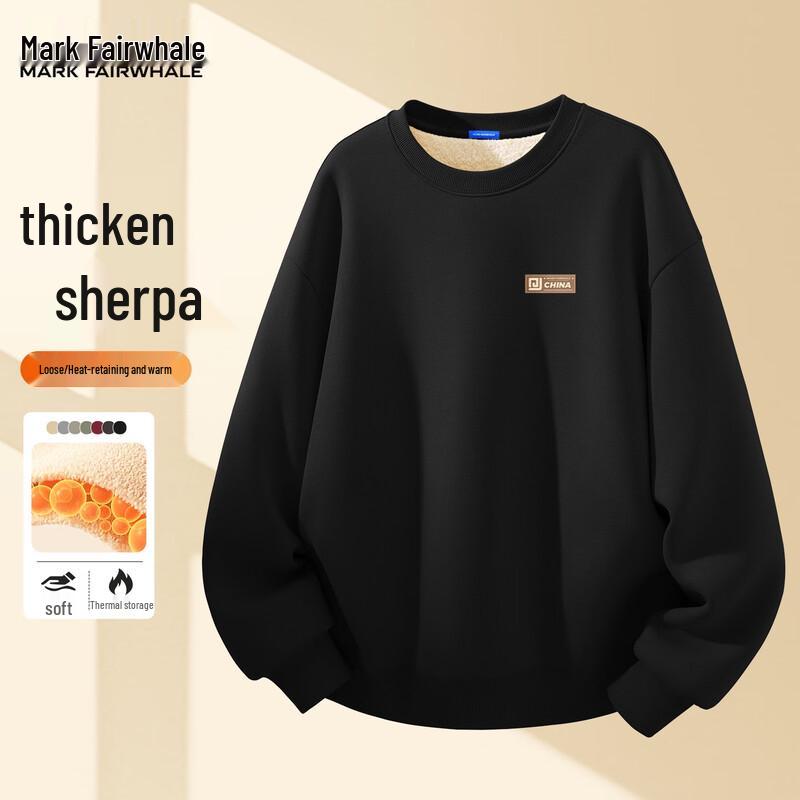 Mark Fairwhale Men s Lamb Fleece Round Neck Sweatshirt M (170)
Mark Fairwhale Men s Lamb Fleece Round Neck Sweatshirt M (170)