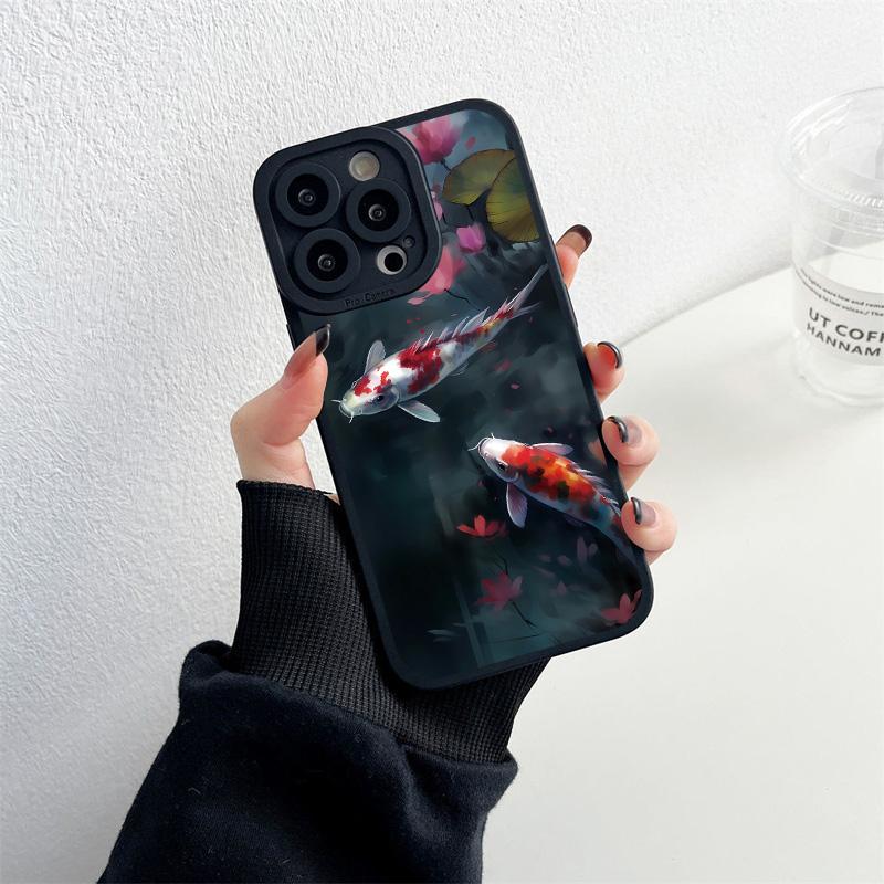 Чехол для телефона с рыбой кои для iPhone 14 13 Pro Max XS 11 12 Pro Max X XR 7 8 Plus SE 2020 Аниме Манга Золотая рыбка Мягкая силиконовая задняя крышка iphone X or XS
Чехол для телефона с рыбой кои для iPhone 14 13 Pro Max XS 11 12 Pro Max X XR 7 8 Plus SE 2020 Аниме Манга Золотая рыбка Мягкая силиконовая задняя крышка iphone X or XS