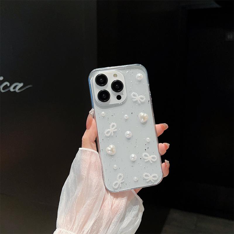 Wind Transparent Epoxy Mobile Phone Case For Apple 17Promax Pearl 16Plus Silver Foil Bow Love iPhone 7/8/SE 2020
Wind Transparent Epoxy Mobile Phone Case For Apple 17Promax Pearl 16Plus Silver Foil Bow Love iPhone 7/8/SE 2020