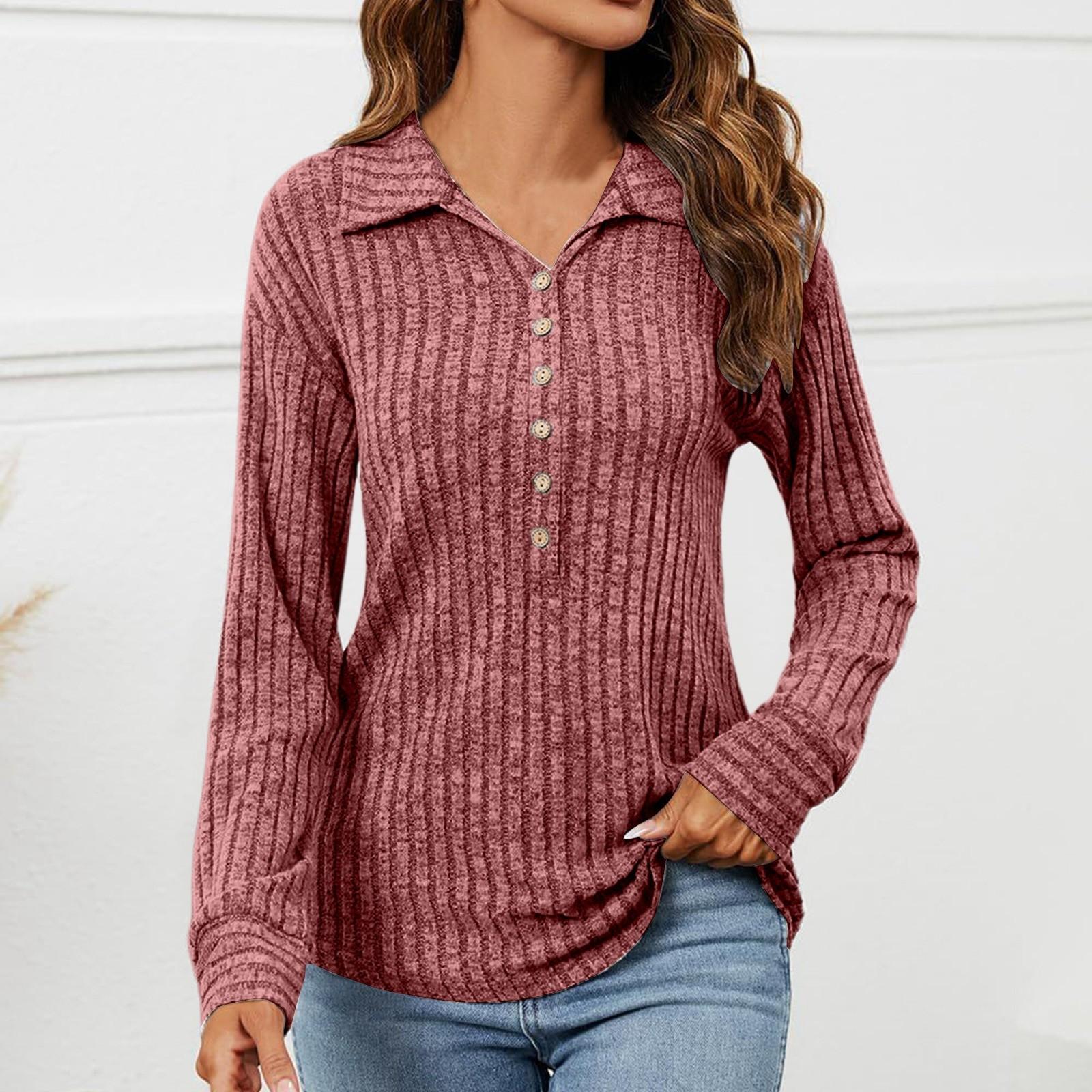 Женский повседневный однотонный топ с V-образным вырезом, матовым покрытием, удобными мешковатыми лацканами и длинными рукавами XL красный
Женский повседневный однотонный топ с V-образным вырезом, матовым покрытием, удобными мешковатыми лацканами и длинными рукавами XL красный