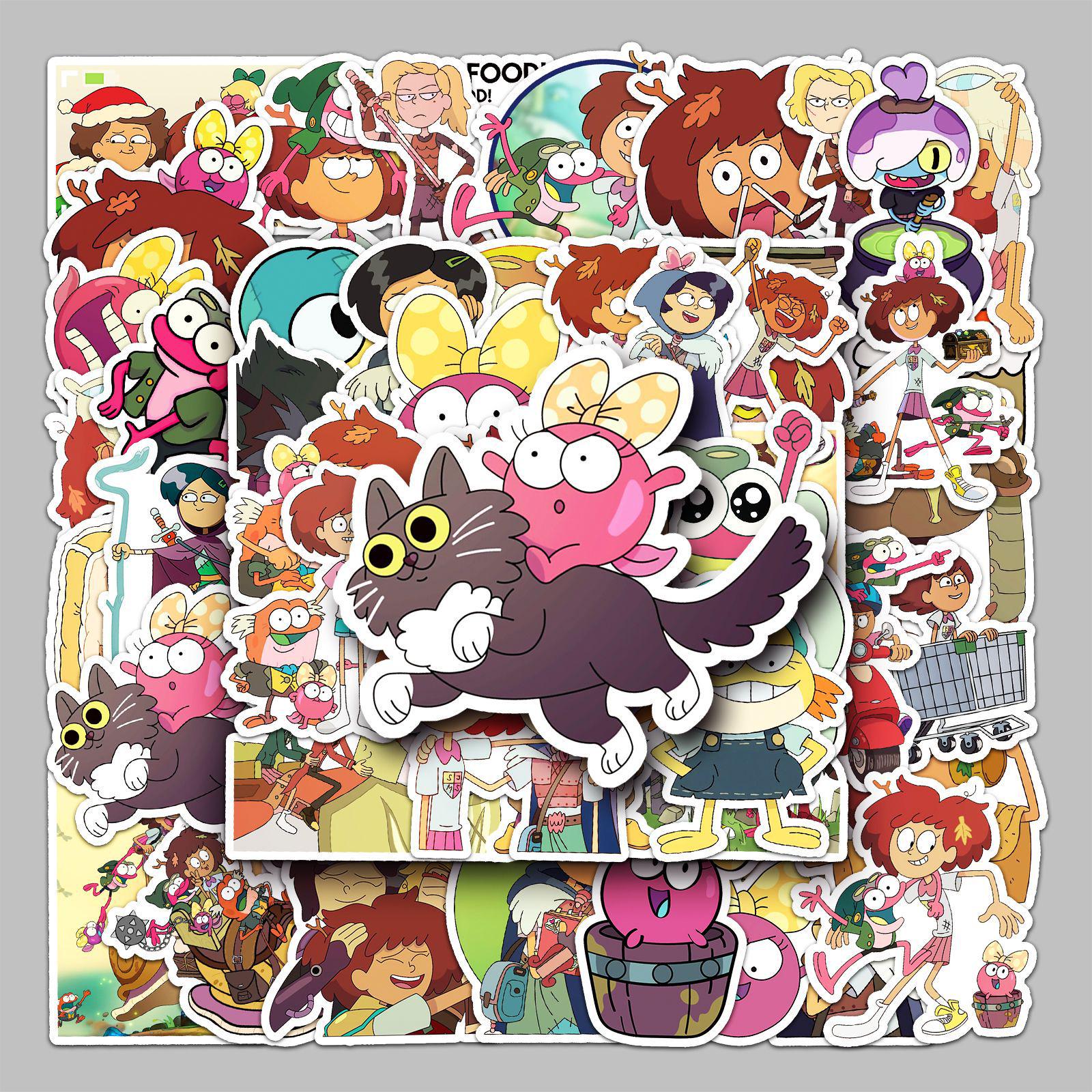 50 Sheets Waterproof Amphibia Anne Anime Stickers for Suitcase, Scooter, Computer, and Tablet
50 Sheets Waterproof Amphibia Anne Anime Stickers for Suitcase, Scooter, Computer, and Tablet