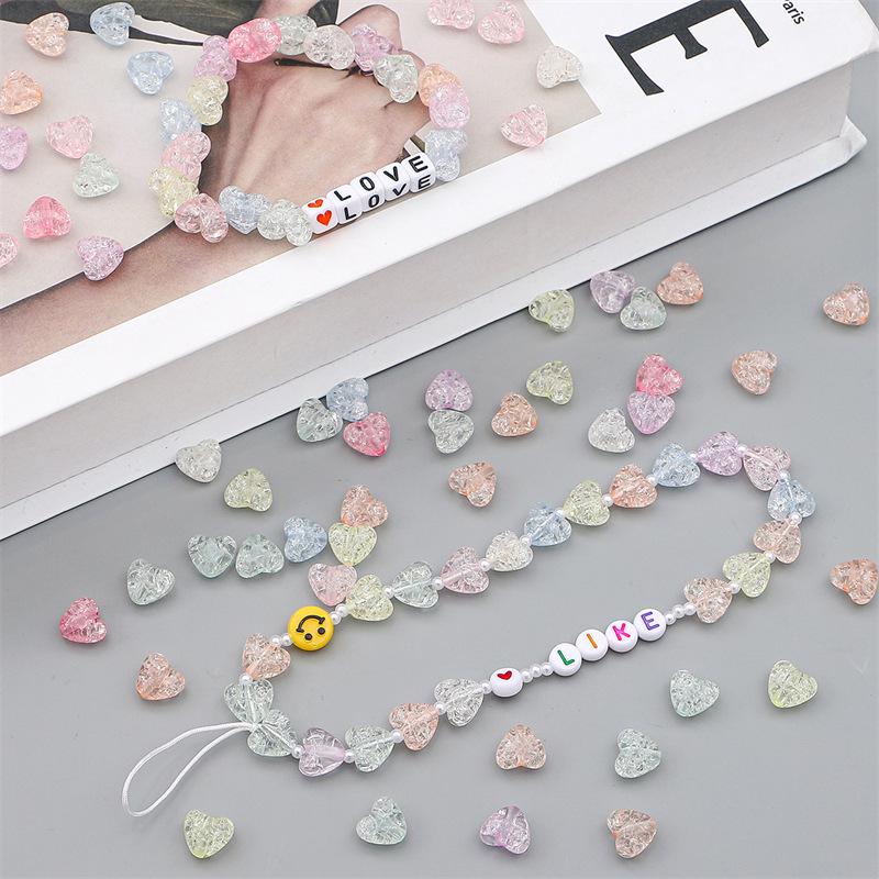 Acrylic Peach Heart Popcorn and Crackle Beads for DIY Jewelry and Accessories 10×9mm, 2mm Hole, 30g/Pack, ~70 Beads
Acrylic Peach Heart Popcorn and Crackle Beads for DIY Jewelry and Accessories 10×9mm, 2mm Hole, 30g/Pack, ~70 Beads
