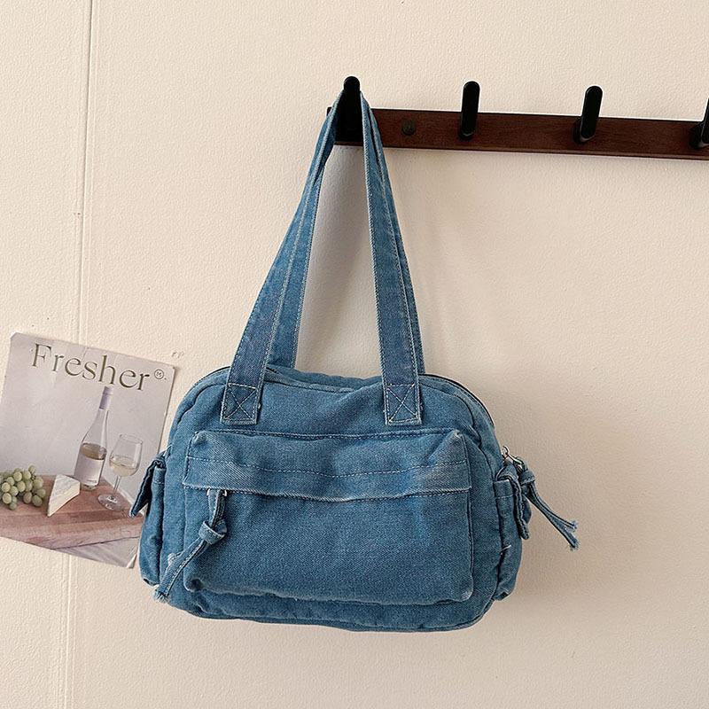 Trendy Vintage Denim Top Handle Bag Women Fashi Spring Shoulder Bag Casual Comfortable and Versatile Texture Storage Bag темно-синий
Trendy Vintage Denim Top Handle Bag Women Fashi Spring Shoulder Bag Casual Comfortable and Versatile Texture Storage Bag темно-синий