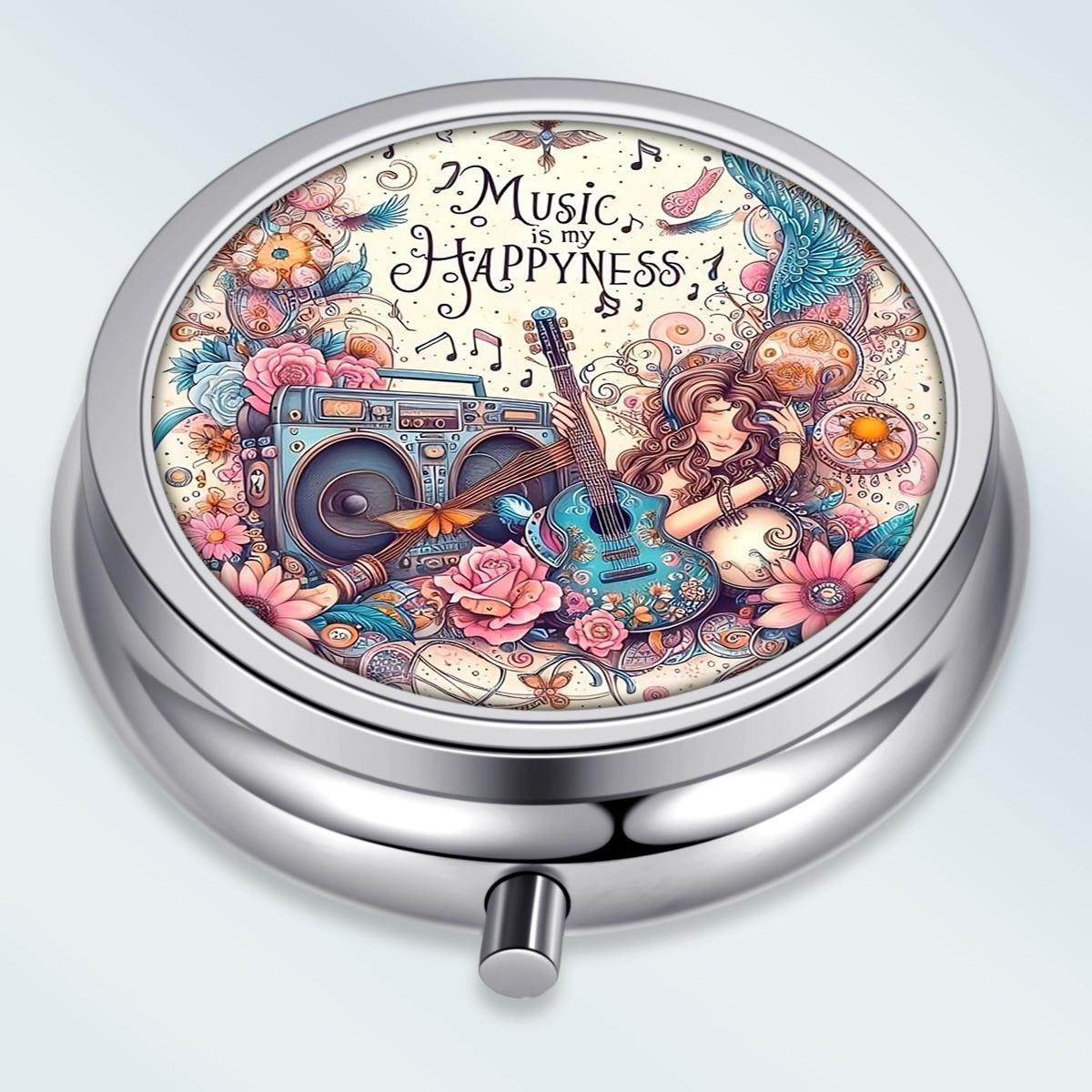 Portable Pill Box with 3 Compartments, Mini Metal Medicine Organizer Case, Cute Printed Pill Container for Vitamins, Pills, Jewelry, Travel, Daily Use разноцветный
Portable Pill Box with 3 Compartments, Mini Metal Medicine Organizer Case, Cute Printed Pill Container for Vitamins, Pills, Jewelry, Travel, Daily Use разноцветный