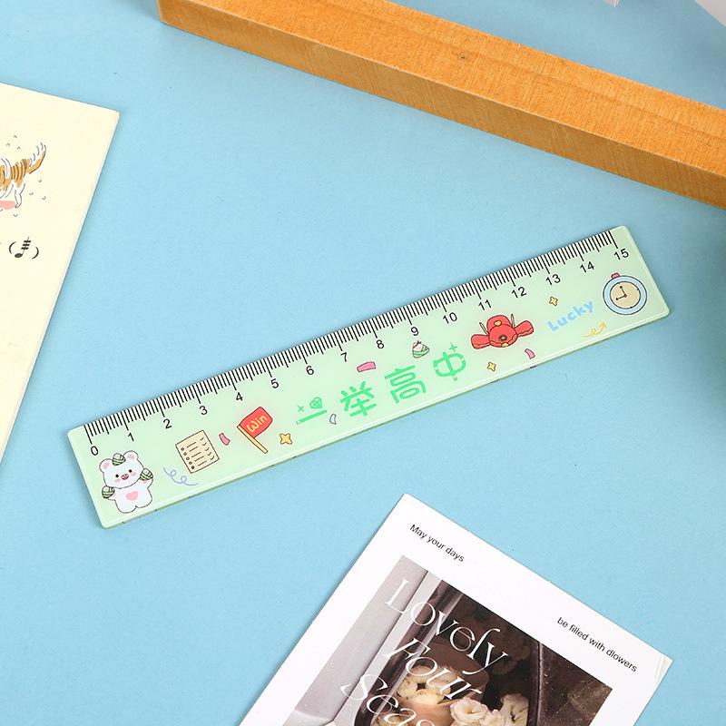 Acrylic Cartoon Scale Ruler: Multifunctional Planner and Drawing Tool for Students 15cm
Acrylic Cartoon Scale Ruler: Multifunctional Planner and Drawing Tool for Students 15cm