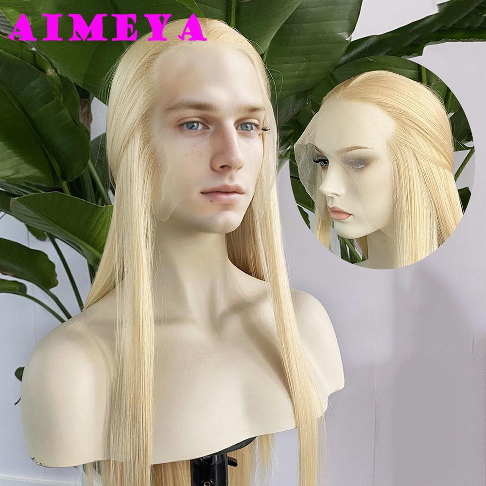 AIMEYA Free Part Black Lace Front Wig Long Silky Straight Synthetic Lace Wigs High Temperature Hair for Men or Women Cosplay (as the picture,18inches)
AIMEYA Free Part Black Lace Front Wig Long Silky Straight Synthetic Lace Wigs High Temperature Hair for Men or Women Cosplay (as the picture,18inches)