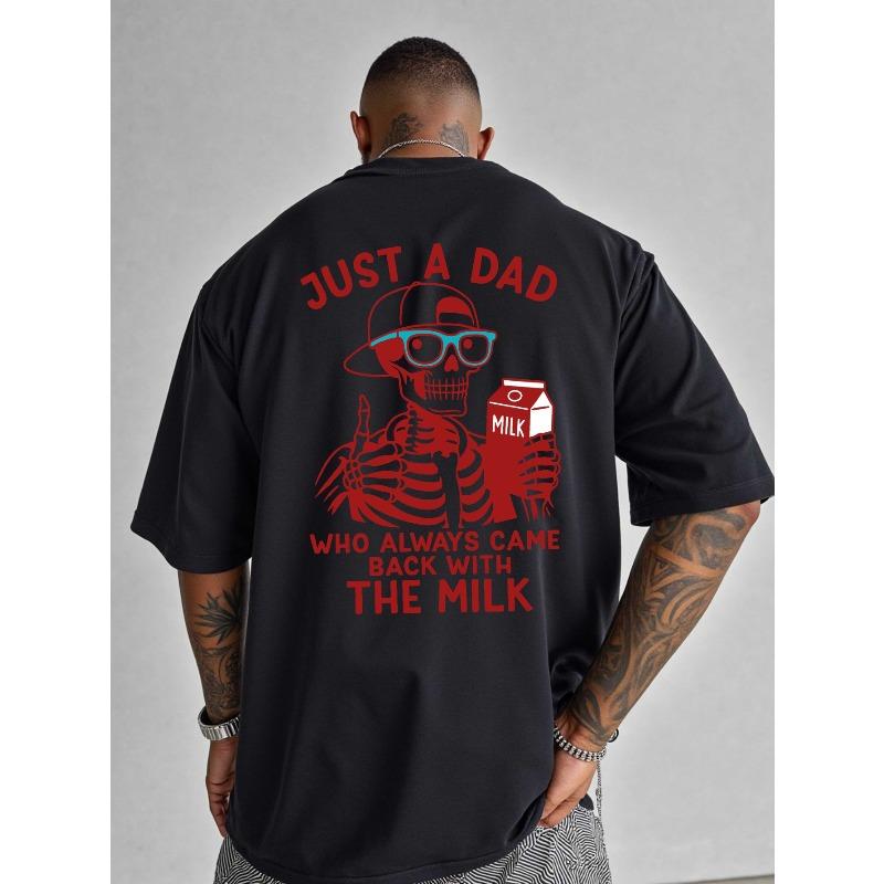 Men s Funny Dad Humor T-Shirt - a Dad Slogan & Milk Carton Back Print, Oversized Loose Fit Short Sleeve Summer Tee, Casual Round Neck Top XL чорний
Men s Funny Dad Humor T-Shirt - a Dad Slogan & Milk Carton Back Print, Oversized Loose Fit Short Sleeve Summer Tee, Casual Round Neck Top XL чорний