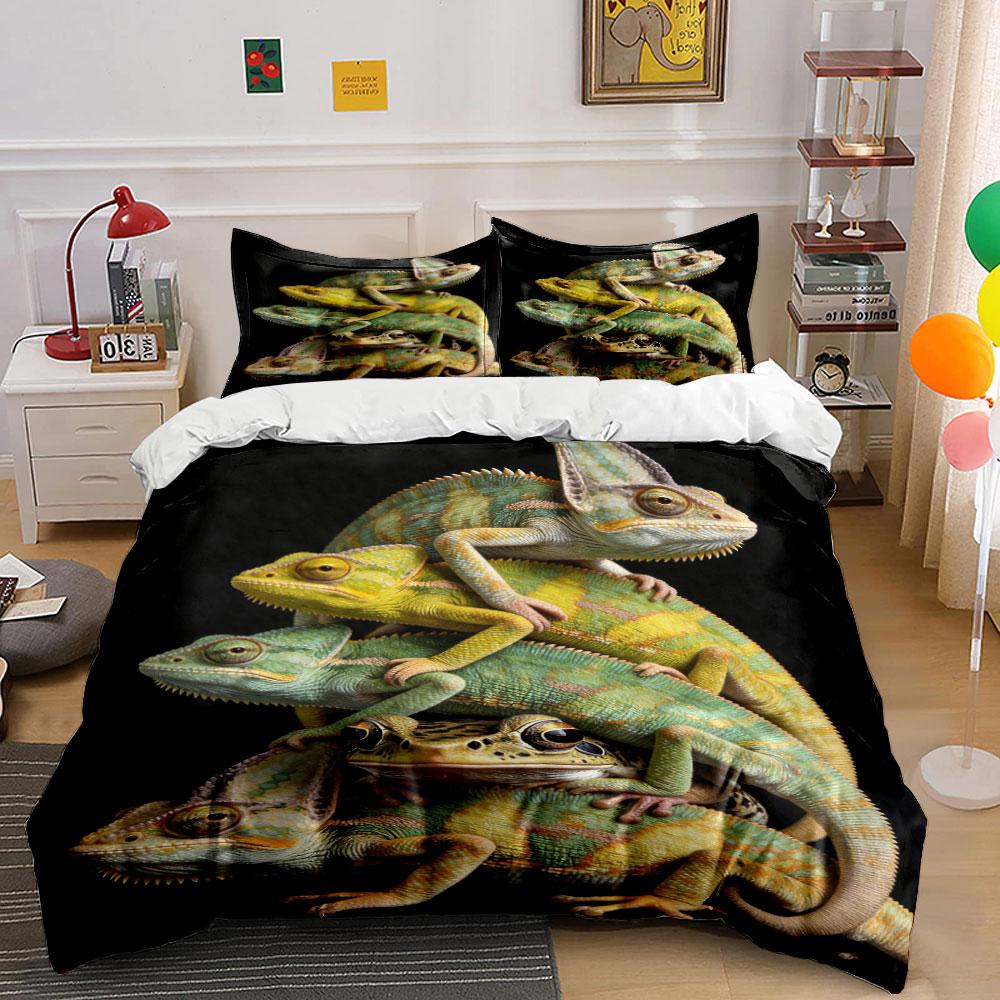 Stacked colorful chameleon design. Bedding sets Duvet cover sets Duvet covers Pillowcases(1 * Duvet Cover 2 * Pillowcases, without duvet insert) 135x200cm
Stacked colorful chameleon design. Bedding sets Duvet cover sets Duvet covers Pillowcases(1 * Duvet Cover 2 * Pillowcases, without duvet insert) 135x200cm