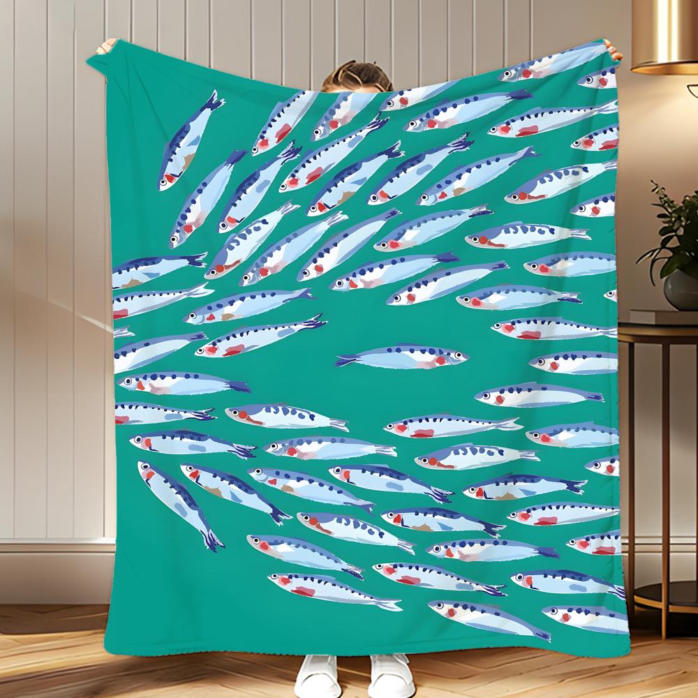 popular art theme Colorful Fish Throw Soft Coral Fleece Blanket 310gsm Fluffy Warm Throw for Sofa Bed Couch Bedroom Decor 75x100cm
popular art theme Colorful Fish Throw Soft Coral Fleece Blanket 310gsm Fluffy Warm Throw for Sofa Bed Couch Bedroom Decor 75x100cm