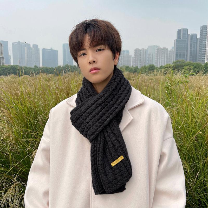 Korean Style Solid Color Knitted Wool Scarf Men s Autumn Winter Warm Student Couple Women s Neck Warmer Birthday Gift Versatile чёрный
Korean Style Solid Color Knitted Wool Scarf Men s Autumn Winter Warm Student Couple Women s Neck Warmer Birthday Gift Versatile чёрный