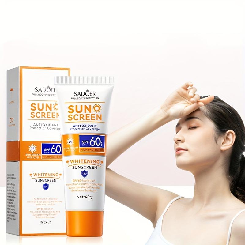 Сонцезахисний крем SPF 60 Тривала сонцезахисна дія Для подорожей та активного відпочинку Захист від сонця влітку Сухий дотик та захист від ультрафіолетових променів 40g
Сонцезахисний крем SPF 60 Тривала сонцезахисна дія Для подорожей та активного відпочинку Захист від сонця влітку Сухий дотик та захист від ультрафіолетових променів 40g