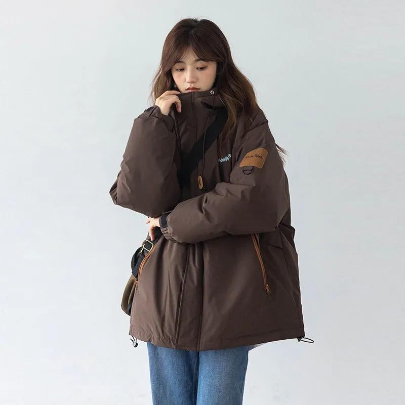 WTEMPO Женские утепленные пуховые пальто, большие размеры, свободные пальто с хлопковой подкладкой, однотонные пальто на молнии с карманами M коричневый
WTEMPO Женские утепленные пуховые пальто, большие размеры, свободные пальто с хлопковой подкладкой, однотонные пальто на молнии с карманами M коричневый