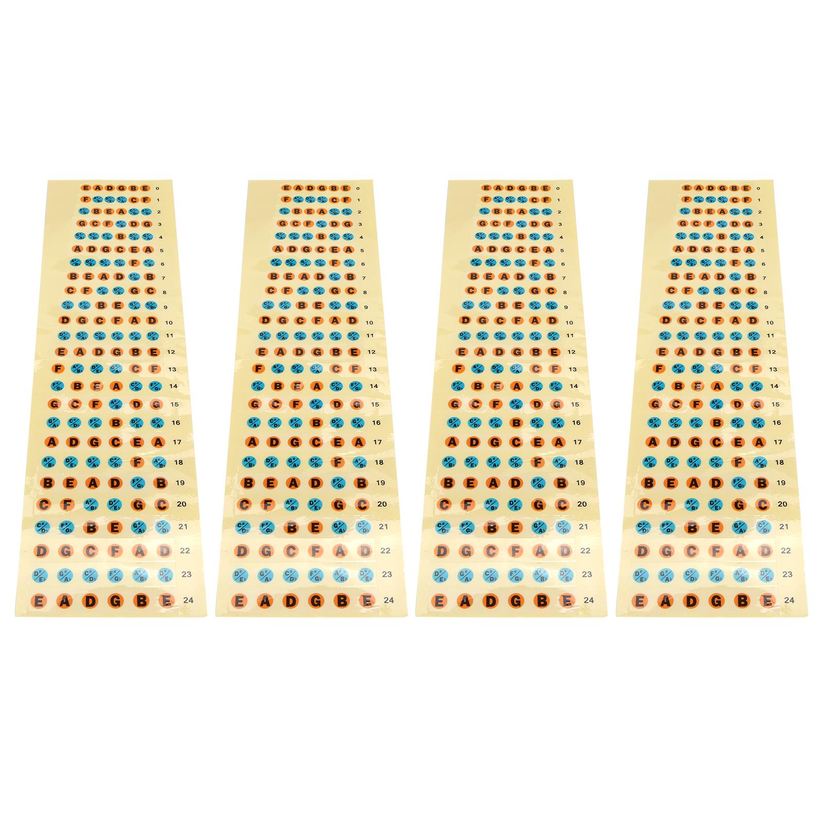 4 шт. Наклейки на лады гитары Водонепроницаемый аксессуар для инструмента для начинающих
4 шт. Наклейки на лады гитары Водонепроницаемый аксессуар для инструмента для начинающих