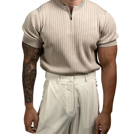 Мужская футболка с круглым вырезом, повседневная, с коротким рукавом, однотонная футболка, с застежкой-молнией до половины длины, с драпировкой M абрикосовый
Мужская футболка с круглым вырезом, повседневная, с коротким рукавом, однотонная футболка, с застежкой-молнией до половины длины, с драпировкой M абрикосовый