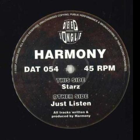 12inch Record HARMONY - Just Listen / Starz DAT054 Deep Jungle 2022 UK Reggae, Ska & Dub
12inch Record HARMONY - Just Listen / Starz DAT054 Deep Jungle 2022 UK Reggae, Ska & Dub