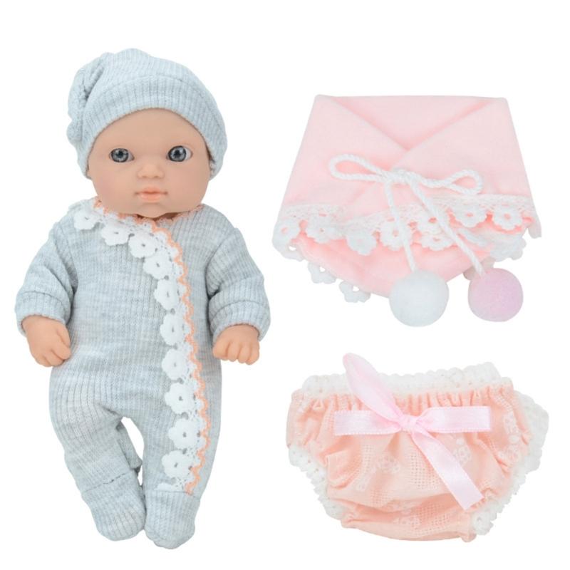 8inch Baby Doll Set for Toddler Life Like Reborns Toy Birthday Gift Realistic Infant Doll Set with Clothes Role Play Toy 1 синий
8inch Baby Doll Set for Toddler Life Like Reborns Toy Birthday Gift Realistic Infant Doll Set with Clothes Role Play Toy 1 синий