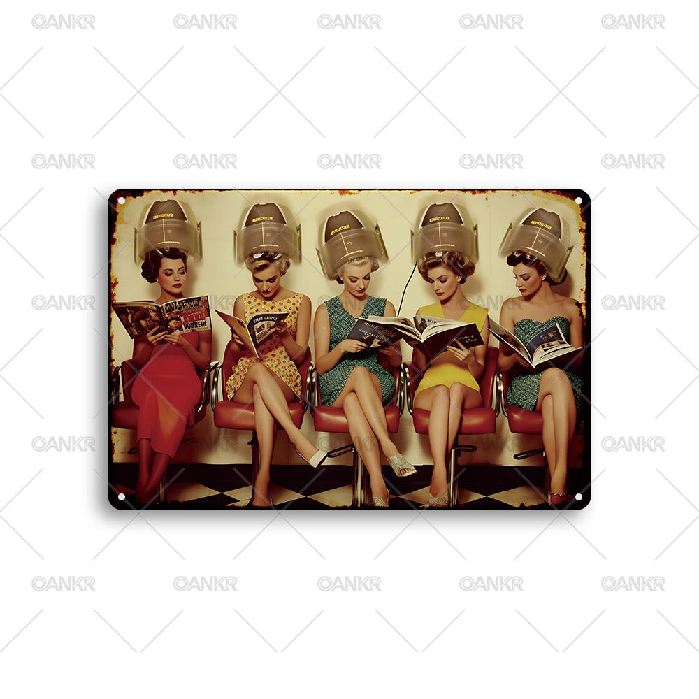 Vintage Hair Salon Decorative Metal Tin Sign Sexy Girl Posters Metal Signs for Man Cave Barber Shop Wall Decor Plaque 20x30cm(7.8x11.8inch)
Vintage Hair Salon Decorative Metal Tin Sign Sexy Girl Posters Metal Signs for Man Cave Barber Shop Wall Decor Plaque 20x30cm(7.8x11.8inch)